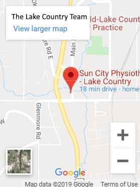 Lake Country Physiotherapy location in Winfield.